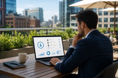 A user is using Indeed smart sourcing to search for candidates