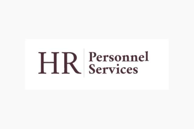 HR Personnel Services Logo. Ein globales alternatives Unternehmen für technische Personalbeschaffung