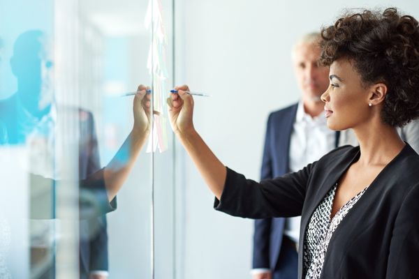 Das Team der Personalabteilung erstellt einen Nachfolgeplan