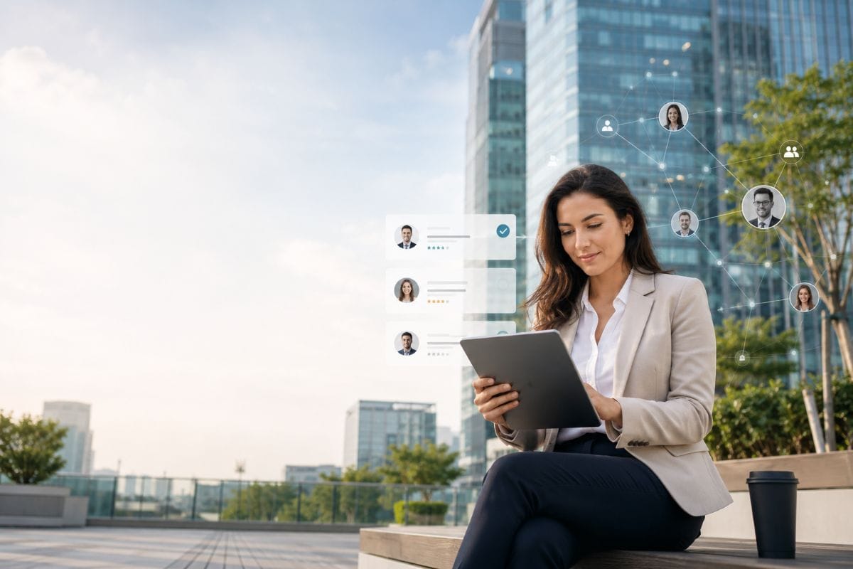 Job seeker exploring opportunities in hidden job market